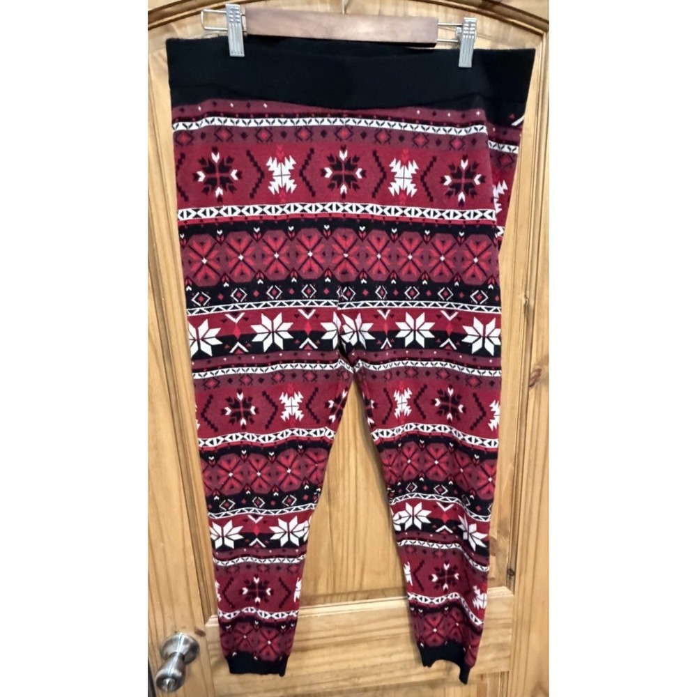 Torrid Fair Isle Jogger Pants Size 3 Holiday Cozy Lounge Christmas